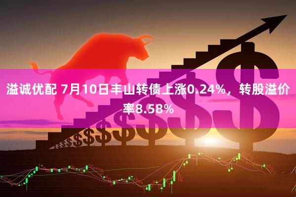 溢诚优配 7月10日丰山转债上涨0.24%，转股溢价率8.58%