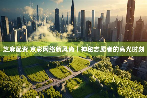 芝麻配资 京彩网络新风尚｜神秘志愿者的高光时刻
